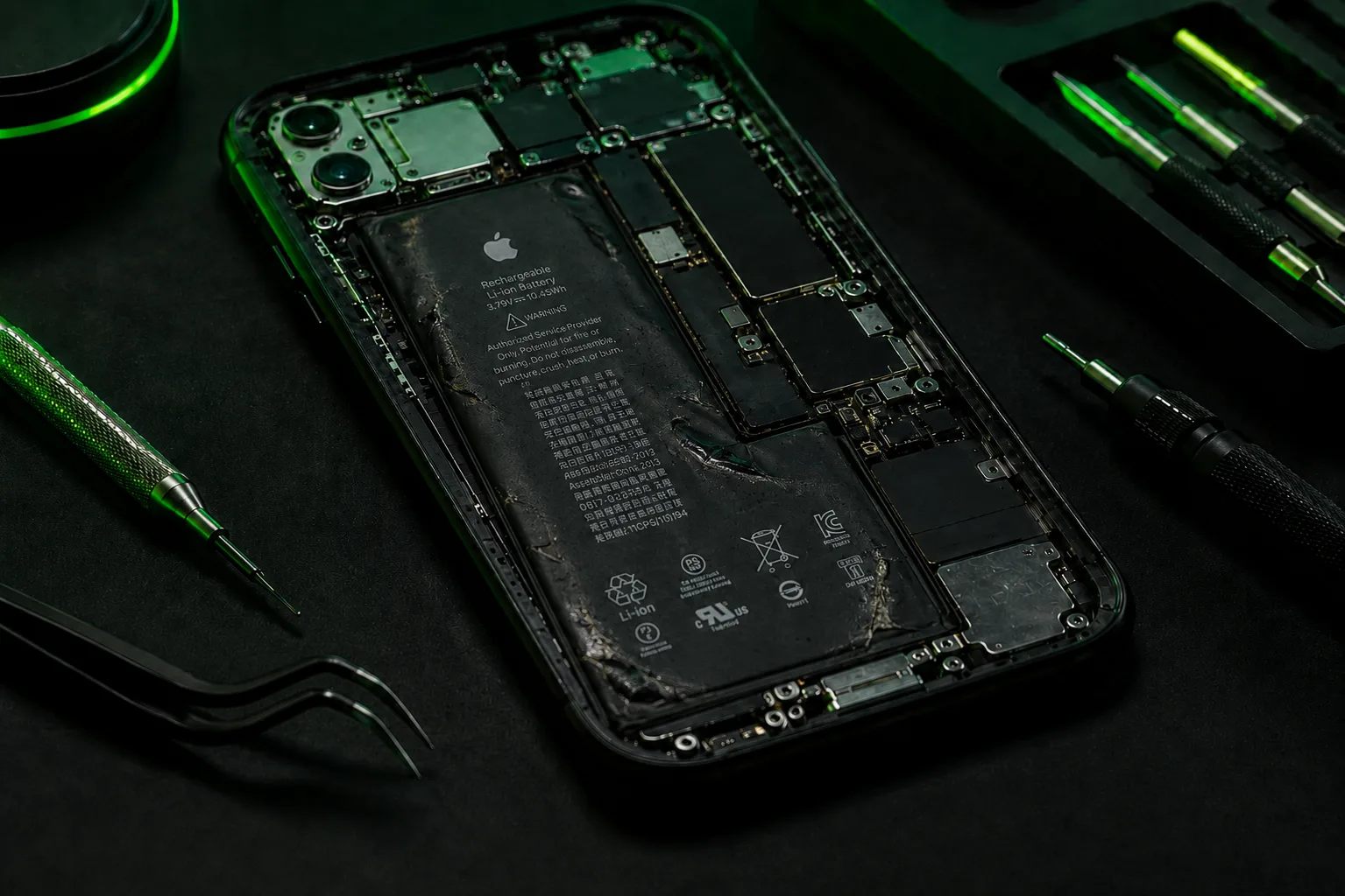Antes: Cambio de batería iPhone 11