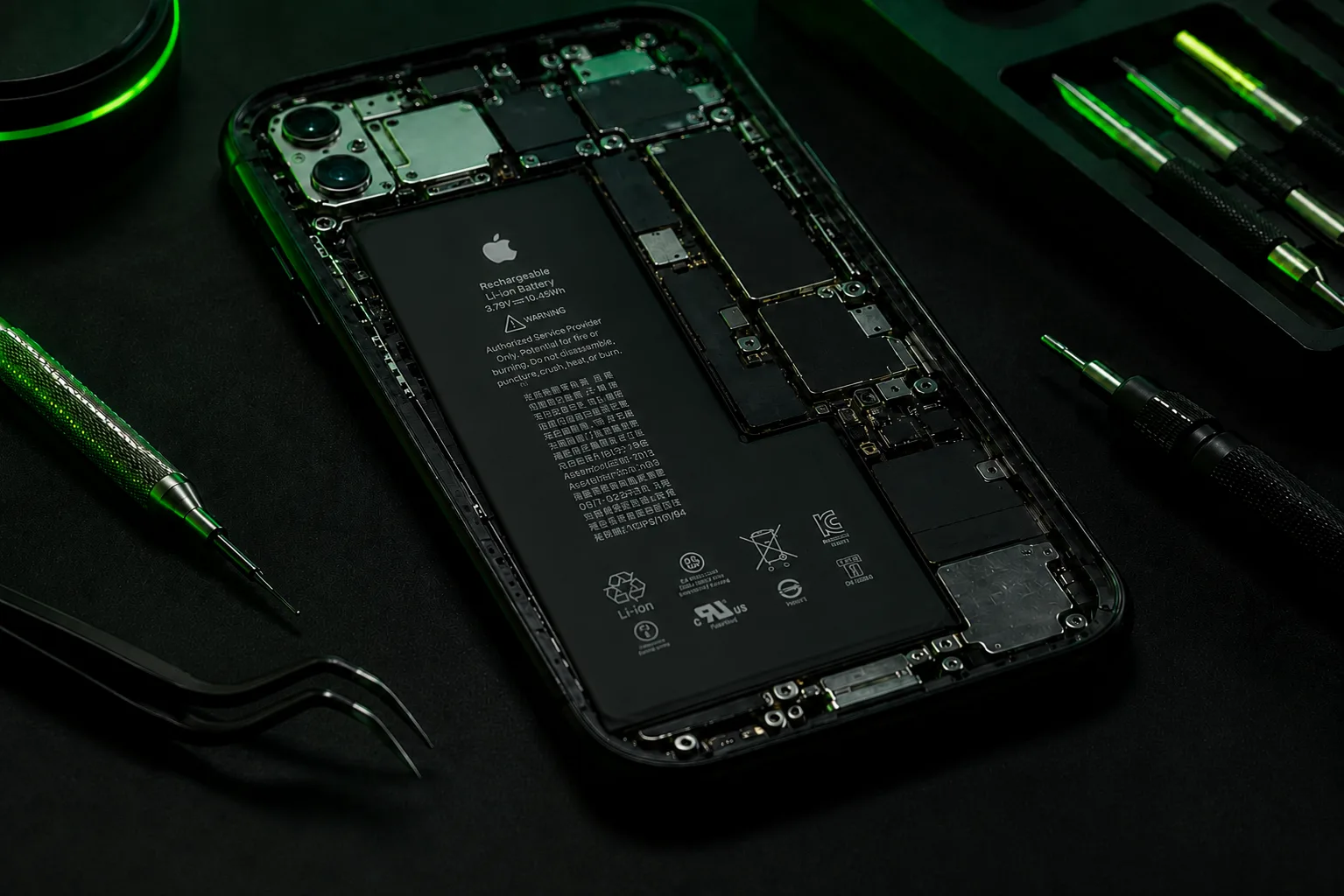 Después: Cambio de batería iPhone 11